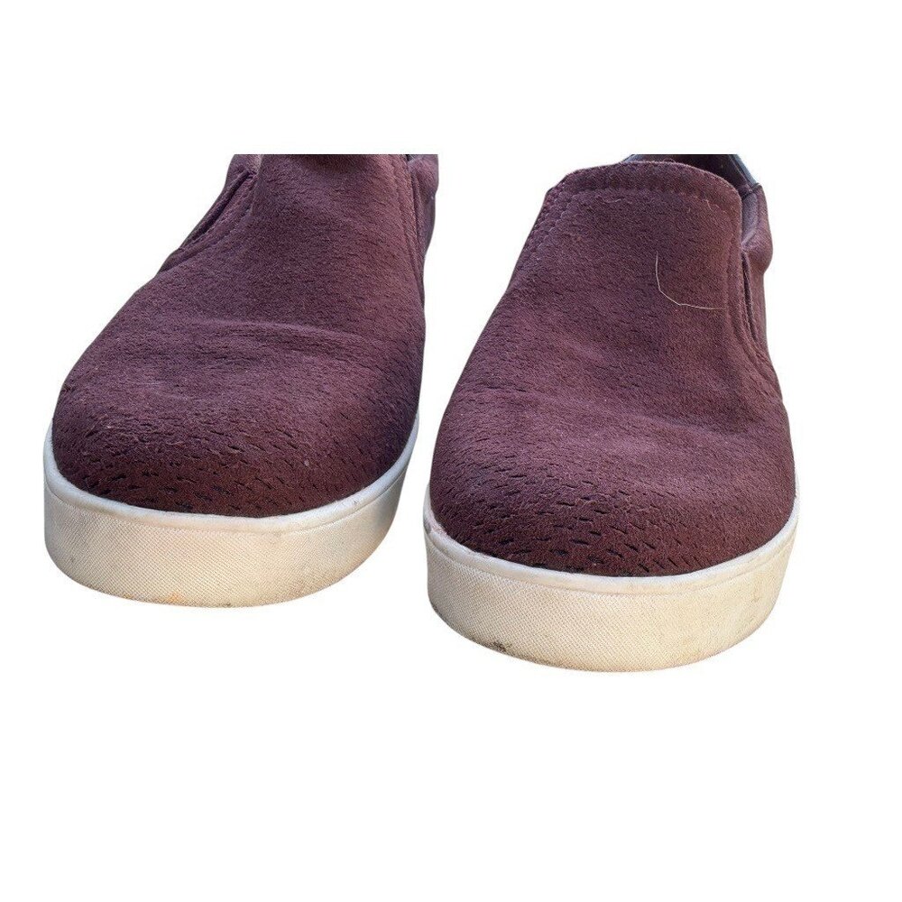 Dr Scholls Madison Burgundy Microsuede Slip On Sneakers Womens 7.5M BeFreeEnergy - Picture 4 of 8
